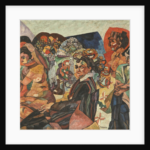 Self-Portrait with Artists Models by Anonymous