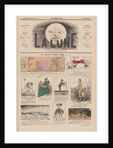 Le salon pour rire, 13 May 1866, La Lune, 2, 1866, No, 10, 1866 by Anonymous
