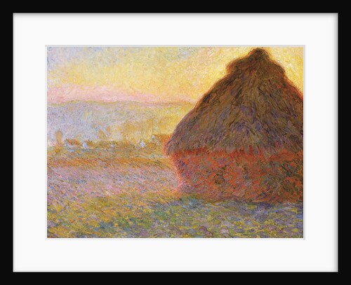 Grainstack (Sunset), 1891 by Anonymous