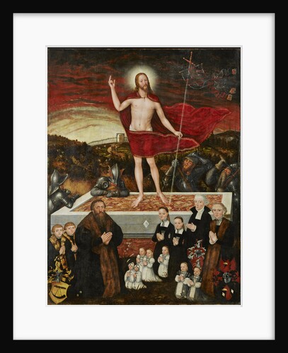 The Resurrection of Christ with Donors (Epitaph for the Badehorn Family), 1554 by Anonymous