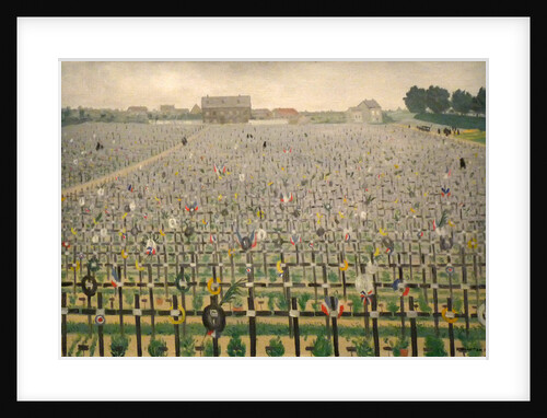 Military cemetery at Châlons-sur-Marne, 1917 by Anonymous