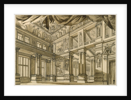Set design for the Opera Scipione (Scipio) by George Frideric Handel, 18th century by Anonymous