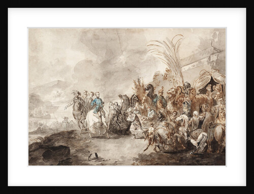 King Charles XII at Bender by Anonymous