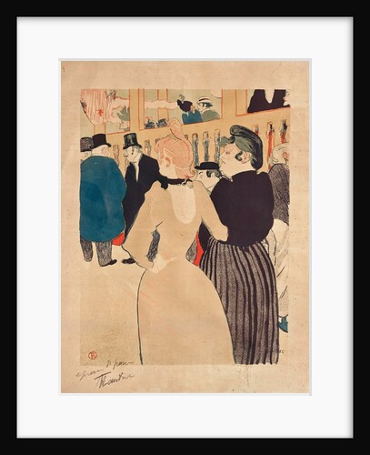 At the Moulin Rouge, La Goulue and her Sister (Au Moulin Rouge, La Goulue et sa s?ur), 1892 by Anonymous