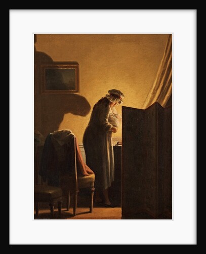 A boudoir scene by Anonymous