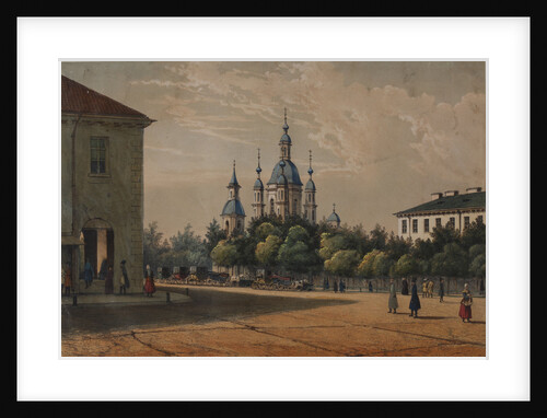 The Saint Andrews Cathedral in Saint Petersburg, c.1833 by Anonymous