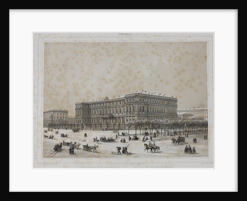 The Nicholas Palace in Saint Petersburg, 1840s by Anonymous