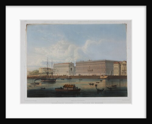 The Marble Palace in Saint Petersburg, 1840s by Anonymous