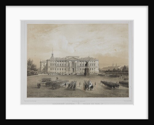Saint Michaels Castle in Saint Petersburg, 1840s by Anonymous