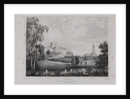 Osinovaya Roshcha Manor near Saint Petersburg, 1833 by Anonymous