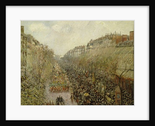 Boulevard Montmartre: Mardi Gras, 1897 by Anonymous