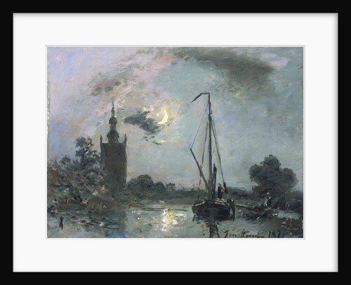 Overschie in the Moonlight, 1871 by Anonymous