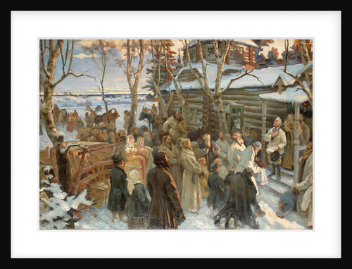 Suvorov leaves Konchanskoye Village in 1799, 1901-1902 by Anonymous