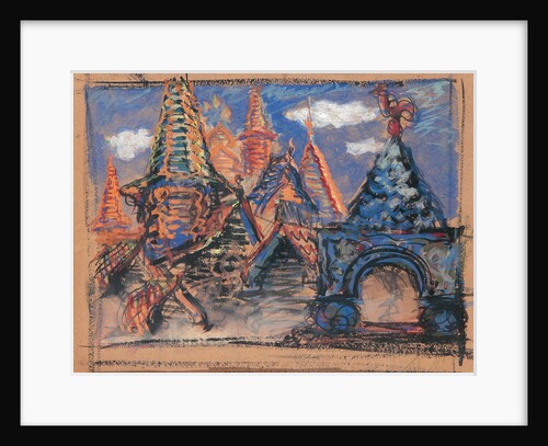Stage design for the opera Khovanshchina by M, Musorgsky, 1902 by Anonymous