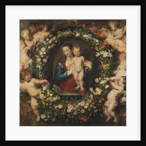 Madonna in a Garland of Flowers, c. 1616-1618 by Anonymous
