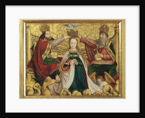 The Coronation of the Virgin with the Trinity, c. 1520 by Anonymous