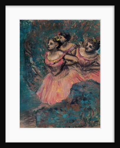 Three Dancers in Red, 1896 by Anonymous