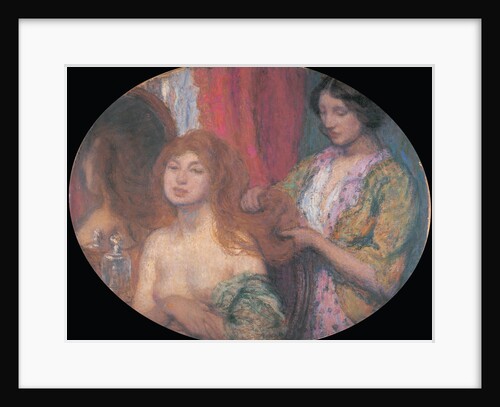 Combing the Hair, c. 1912 by Anonymous