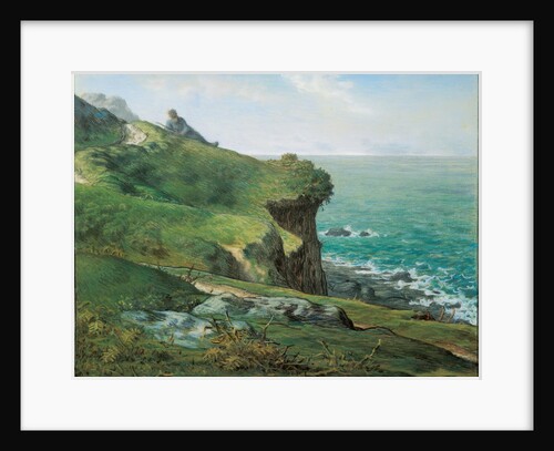 Cliffs at Gréville, 1871 by Anonymous
