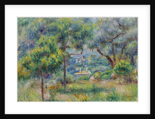 View from the terrace in Cagnes, by Anonymous