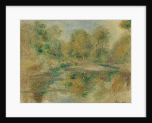 Pond and trees, 1913 by Anonymous