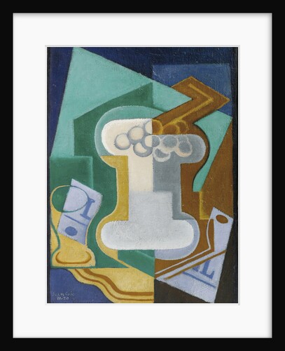 Glass and fruits, 1920 by Anonymous