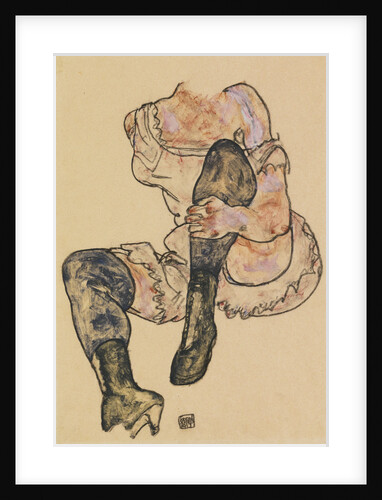 Seated Woman with Bent Left Leg (Torso), c. 1917 by Anonymous