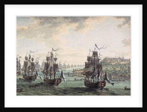 Russian squadron under the command of Ushakov passed the Bosporus, 1799 by Anonymous