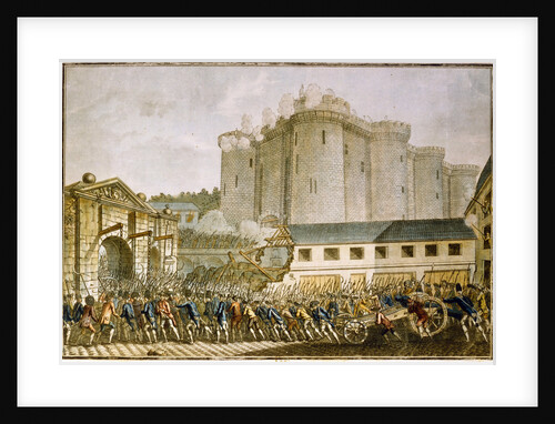 The Storming of the Bastille, 1789 by Anonymous