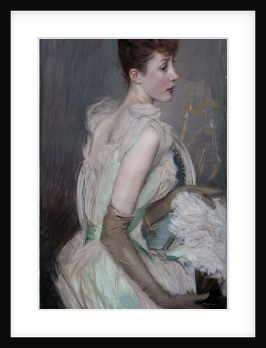 Portrait of Countess De Leusse, née Berthier, 1889 by Anonymous
