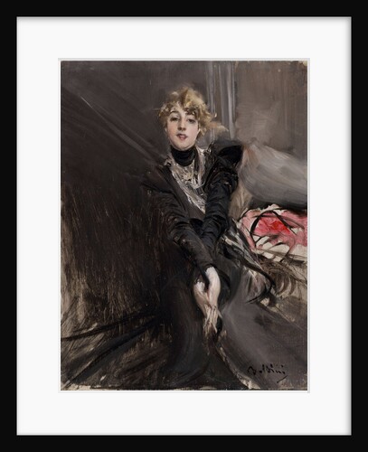 Portrait of the actress Jeanne Renouard, by Anonymous