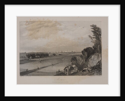 View of Moscow from the Neskuchny Garden, 1836 by Anonymous