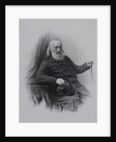 Portrait of the Decembrist count Sergey Volkonsky, 1860s by Anonymous