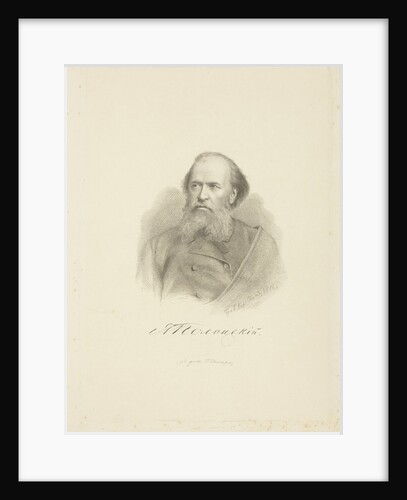 Portrait of the poet Yakov Polonsky, 1886 by Anonymous