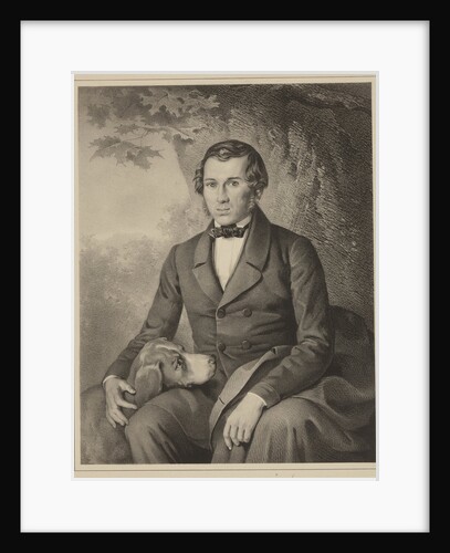 Portrait of the writer Yevhen Pavlovych Hrebinka, 1859 by Anonymous