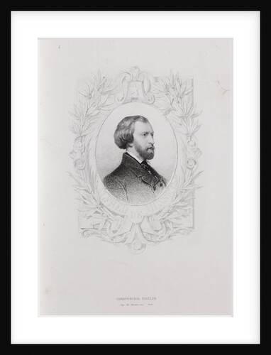 Portrait of Alfred de Musset, 1840s by Anonymous