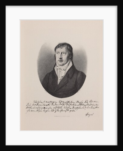 Georg Wilhelm Friedrich Hegel by Anonymous