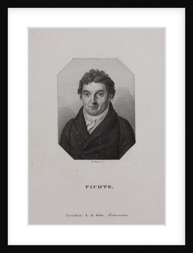Portrait of Johann Gottlieb Fichte, 1810s by Anonymous