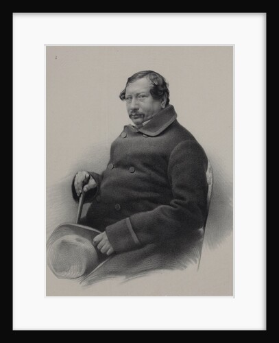 Portrait of the author Nestor Vasilievich Kukolnik, 1860s by Anonymous