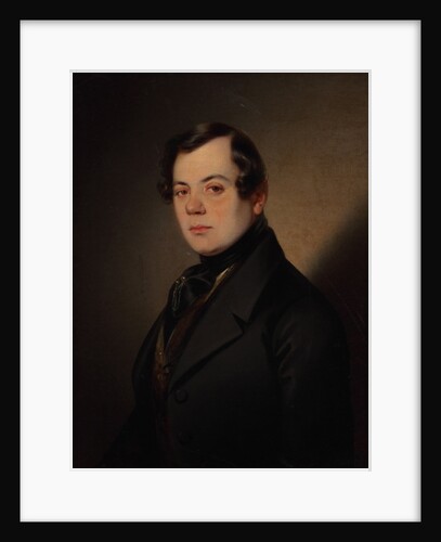 Portrait of the poet Vladimir Grigoryevich Benediktov, Early 1840s by Anonymous