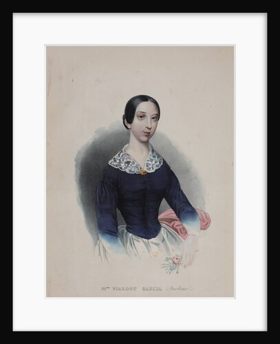 Portrait of the singer and composer Pauline Viardot, 1840s by Anonymous