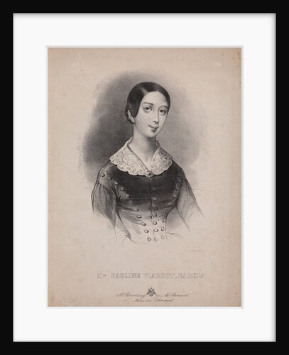 Portrait of the singer and composer Pauline Viardot, 1840s by Anonymous