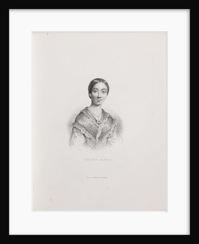 Portrait of the singer and composer Pauline Viardot, 1839-1840 by Anonymous