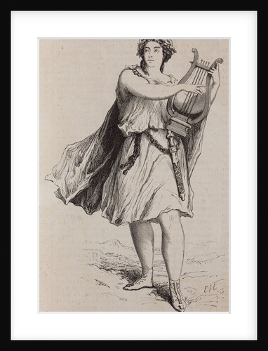 Pauline Viardot as Orfeo in the opera Orpheo ed Euridice by Ch, Gluck, 1890 by Anonymous