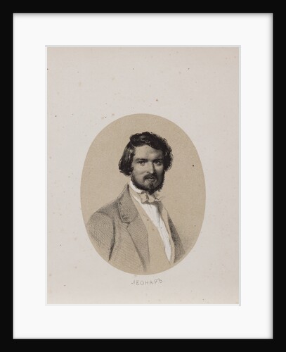 Portrait of the composer Hubert Léonard, 1853 by Anonymous