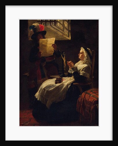Marie Antoinette Listening to the Act of Accusation the Day Before Her Trial, 1860s by Anonymous
