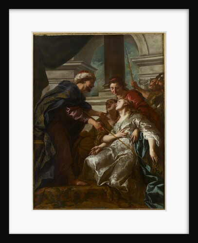 Esther fainting before Ahasuerus, 1730 by Anonymous