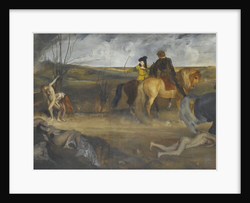 War Scene in the Middle Ages, ca 1865 by Anonymous