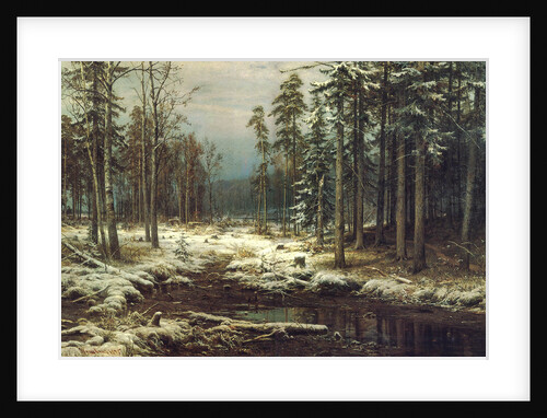 First snow, 1875 by Anonymous