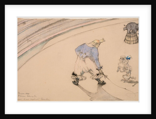 At the Circus: Clown Footit, 1899 by Anonymous